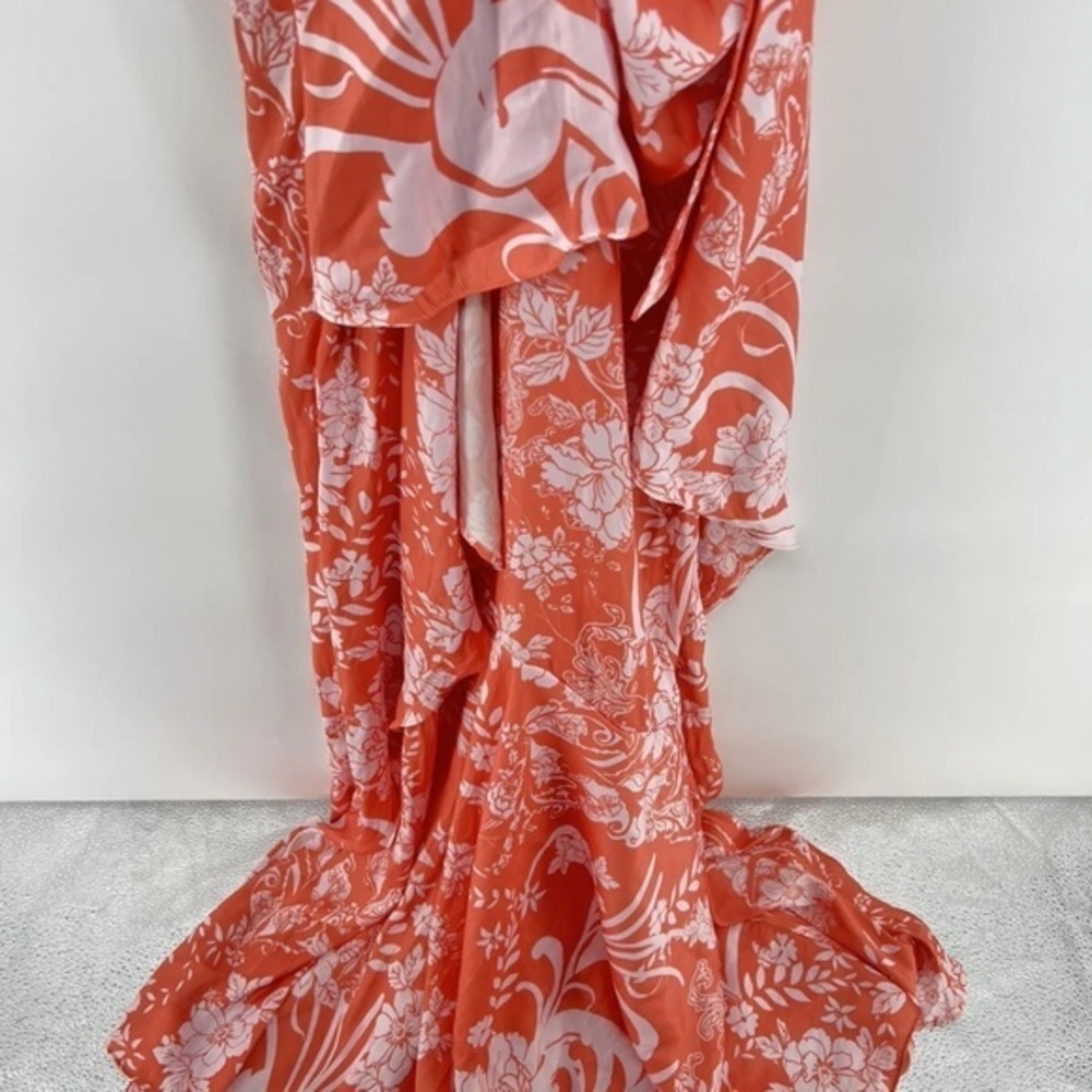 Free People Ashley Dress color is Coral - Picture 5 of 7